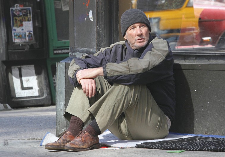Richard Gere homeless